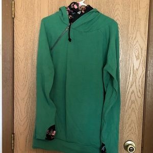 Ampersand & Avenue double hooded sweatshirt.